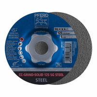 PFERD Schleifscheibe CC-GRIND-SOLID SG STEEL D125xSmm 10 Stück ( 4000843429 )