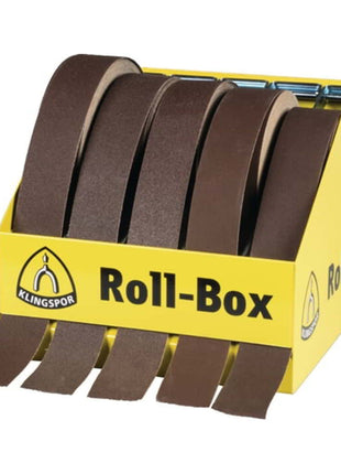 KLINGSPOR portarrollos económico ROLL-BOX para 5 rollos de 50 mm de ancho (4000844133)