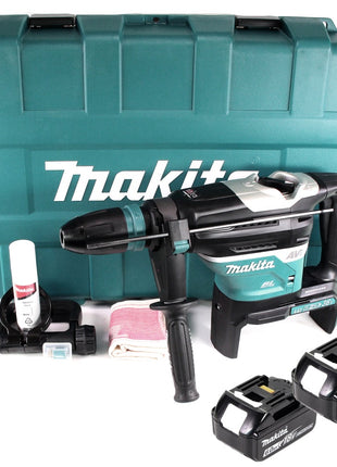 Makita DHR 400 G2U 2 x 18 V / 36 V Li-Ion Akku Bohrhammer Kombihammer SDS-Max im Koffer + 2 x 6,0 Ah Akku - ohne Ladegerät - Toolbrothers