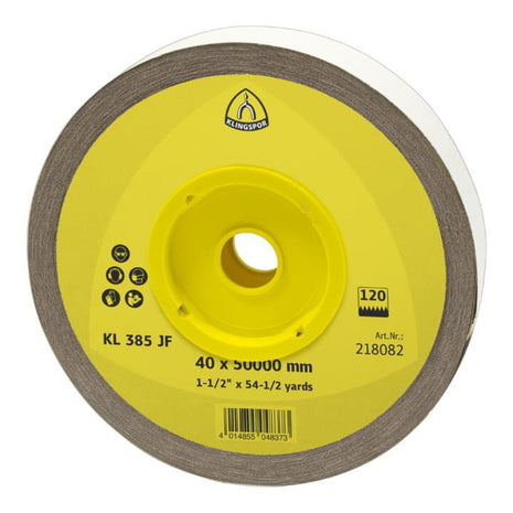 Rotolo di tela abrasiva KLINGSPOR KL 385 JF 40 mm grana 60 ( 4000844439 )