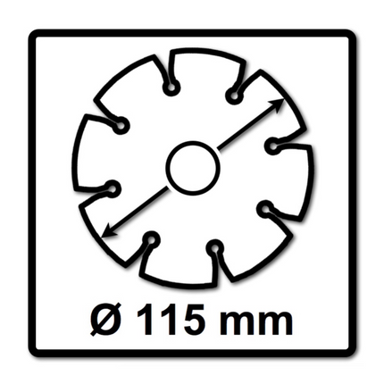 Hitachi G 12 STX Winkelschleifer 115mm 600W + 3x Trennscheiben: 1x Special, 1x General Purpose segmented + 1x Mortar - Toolbrothers