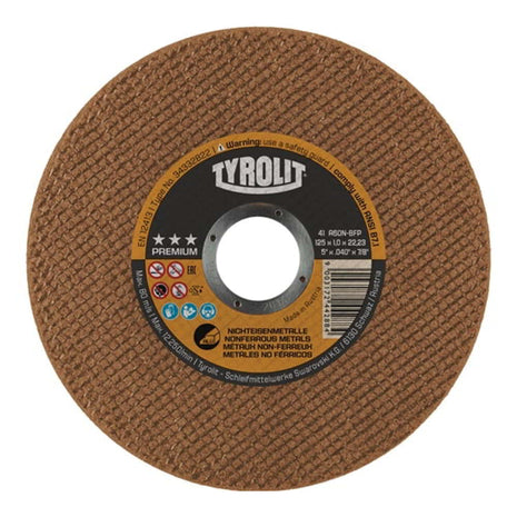 Disco da taglio TYROLIT Premium D125x1mm diritto ( 4000845531 )