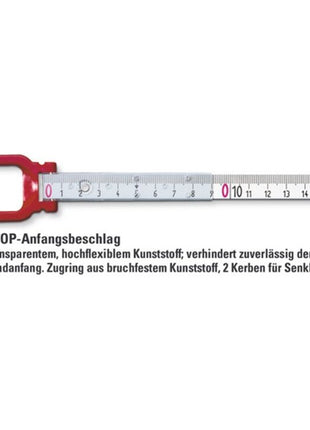 Taśma miernicza BMI ERGOLINE długość 50 m szerokość taśmy 13 mm ( 4000855436 )