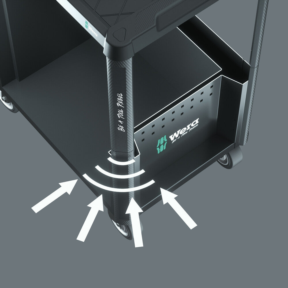 WERA Werkstattwagen 9700 Tool Rebel B785xT709xH1020mm 4000872200  3 - toolbrothers