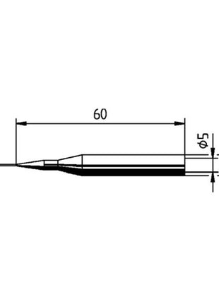 Panne à souder ERSA série 172, pointe de crayon (4000872405)