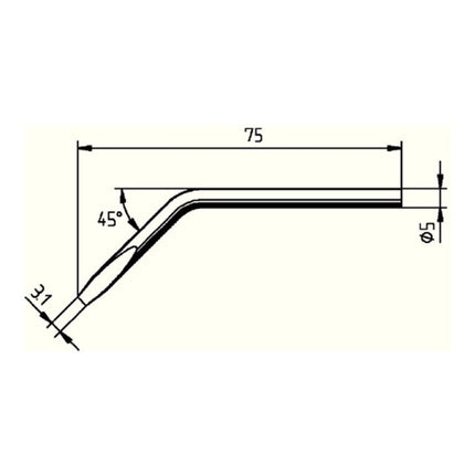 ERSA Lötspitze Serie 052 abgewinkelt ( 4000872426 )