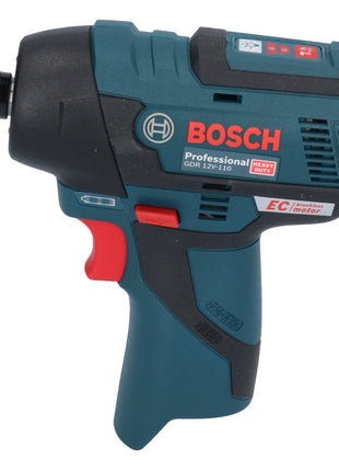 Bosch GDR 12V-110 Professional Akku Drehschlagschrauber 12 V 110 Nm 1/4" Brushless ( 06019E0005 ) + 2x Akku 3,0 Ah + Ladegerät + L-Boxx - Toolbrothers