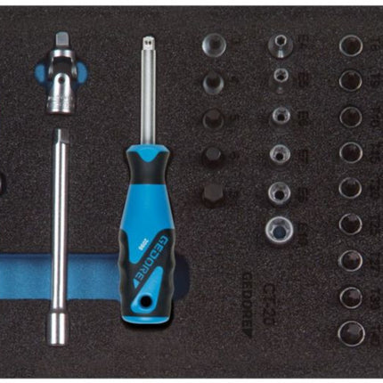 Modulo utensili GEDORE 1500 CT1-20 37 pezzi 1/3 ( 4000881213 )