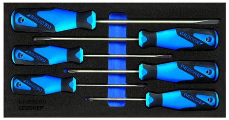 GEDORE Module à outils 1500 CT1-2150 PH 6 pièces module 1/3 ( 4000881215 )