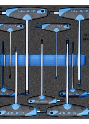 GEDORE Module à outils 1500 CT2-DT 2142 9 pièces module 2/3 ( 4000881241 )