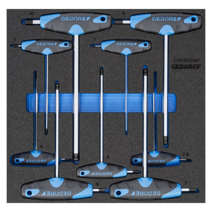 Módulo de herramientas GEDORE 1500 CT2-DT 2142 Módulo de 9 piezas 2/3 ( 4000881241 )