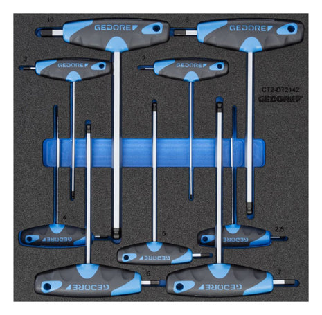 GEDORE Module à outils 1500 CT2-DT 2142 9 pièces module 2/3 ( 4000881241 )