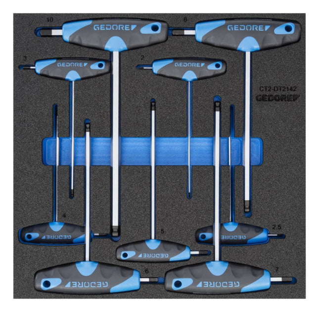 GEDORE tool module 1500 CT2-DT 2142 9-piece 2/3 module ( 4000881241 )