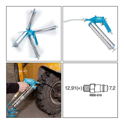 Smarownica pneumatyczna HAZET 9042N-1 230 l/min 400 ml ( 4000898941 )