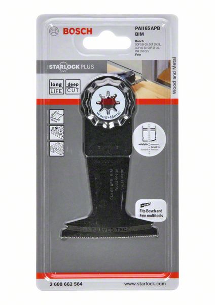 BOSCH Hoja de sierra de inmersión PAII 65 APB Anchura 65 mm Profundidad de inmersión 50 mm ( 4000907746 )