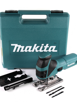 Makita 4351 FCT Pendelhub Stichsäge 720W im Koffer mit Sägeblatt-Set, Gleitplatte und Spanreißschutz - Toolbrothers