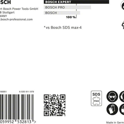 Wiertarka udarowa BOSCH Expert SDS max-8X Ø 14 mm długość robocza 200 mm 340 mm ( 4000909891 )