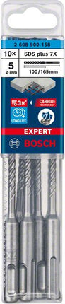 Marteau perforateur BOSCH Expert SDS-7X Ø 5 mm longueur utile 100 mm longueur 165 mm (4000909968)