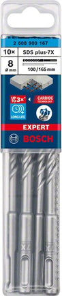 Taladro percutor BOSCH Expert SDS-7X Ø 8 mm longitud útil 100 mm longitud 165 mm (4000909975)