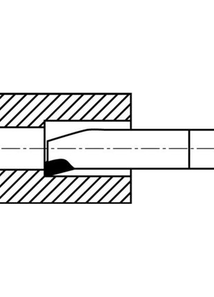 WILKE burin à tourner pour coin intérieur DIN 4974 ISO9 10 x 10 mm (4118615102)