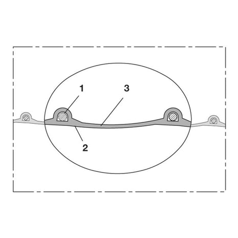 NORRES Absaug- und Gebläseschlauch PROTAPE® PUR 330 FOOD Innen-D. 75 mm Außen-D. 83 mm ( 4501400103 )