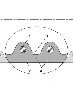 Manguera de aspiración e impulsión NORRES AIRDUC® PUR 356 AS Ø interior 38 mm (4501400201)