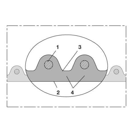 Manguera de aspiración e impulsión NORRES AIRDUC® PUR 356 AS Ø interior 40 mm (4501400202)