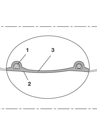 NORRES Absaug- und Gebläseschlauch PROTAPE® PVC 310 Innen-Ø 100-102 mm ( 4501400275 )