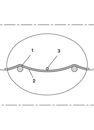 Tuyau d'aspiration et de soufflage NORRES NEO 390 ONE Ø intérieur 100-102 mm (4501400609)