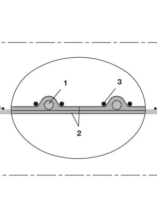 Manguera aspiración y soplado NORRES SIL 391 DOS Ø interior 114 mm (4501400671)