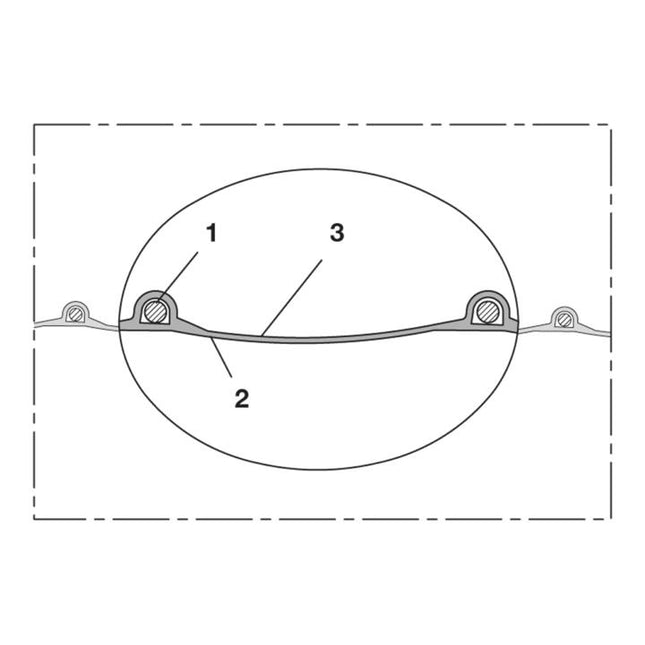 NORRES PROTAPE(R) PUR 301 AS suction and blower hose inner Ø 125-127 mm ( 4501400778 )