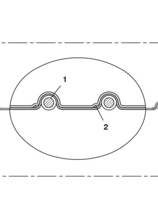 Tuyau d'aspiration et de soufflage NORRES SuperFlex PVC 372 diamètre intérieur 70 mm (4501400792)