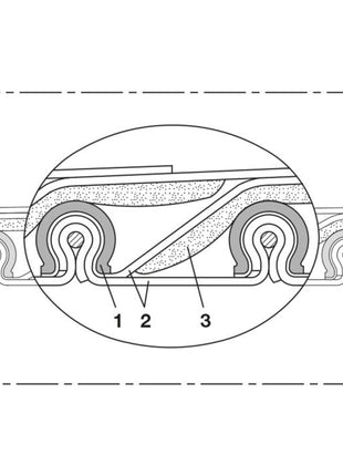 Wąż ssący i dmuchawy NORRES TIMBERDUC(R) PUR 531 AS Ø wewnętrzna 80 mm ( 4501400801 )