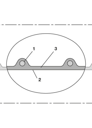 NORRES AIRDUC(R) PUR 351 HT wewnętrzny wąż ssący i dmuchawy Ø 100-102 mm ( 4501401011 )