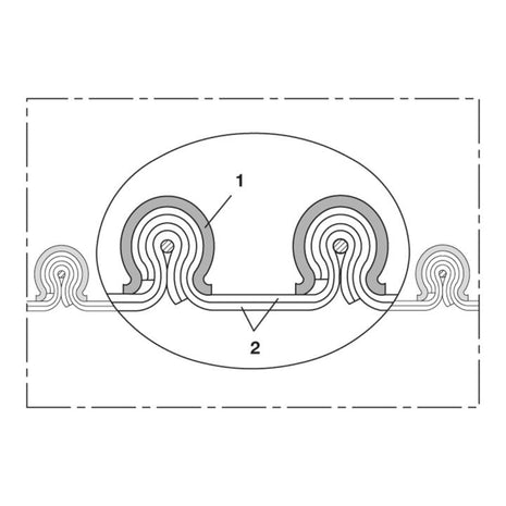 NORRES tubo di aspirazione CP HiTex 481 114-115 mm 129,00 mm ( 4501403871 )