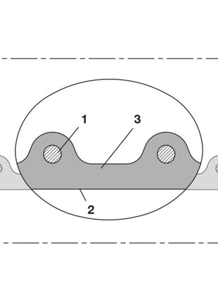 NORRES Absaug- und Förderschlauch AIRDUC® PUR-INOX 355 FOOD-AS Innen-Ø 38 mm Außen-Ø 48,00 mm ( 4502401021 )