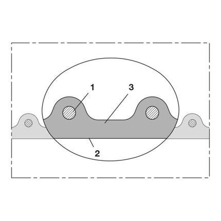 NORRES Absaug- und Förderschlauch AIRDUC® PUR-INOX 355 FOOD-AS Innen-Ø 60 mm Außen-Ø 70,00 mm ( 4502401024 )