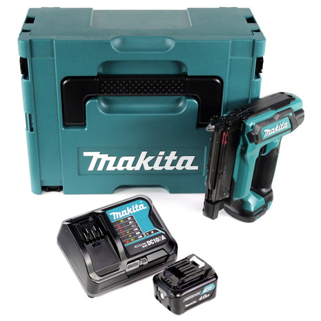 Makita PT 354 DSM1J Akku Stiftnagler 10,8V bis 35mm im Makpac + 1x 4,0 Ah Akku + Ladegerät - Toolbrothers