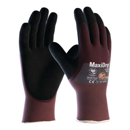 Guantes ATG MaxiDry(R) 56-425 talla 8 morado/negro ( 4702000161 )