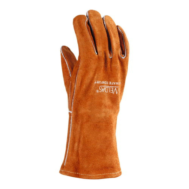 Guantes de soldadura WELDAS talla XL (9.5) marrón ( 4702005005 )
