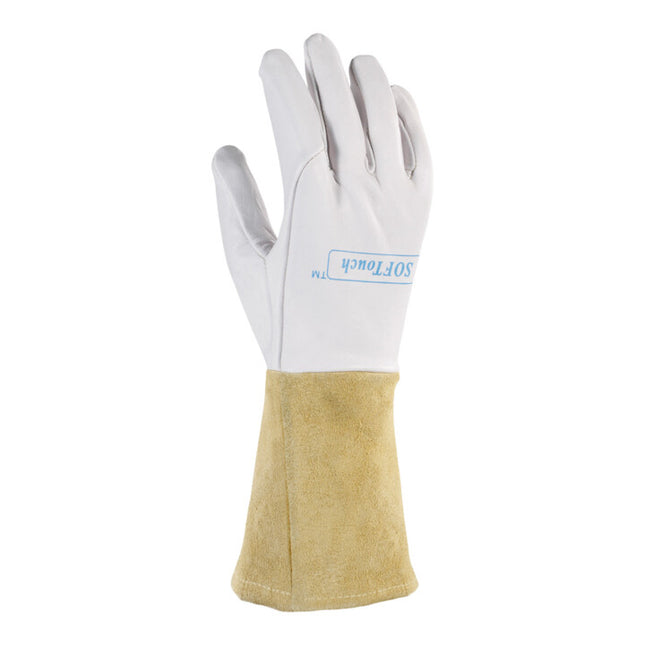 WELDAS welding gloves size XXL (10.5) natural/orange ( 4702005019 )