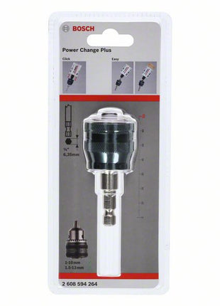 Adaptador BOSCH Power-Change + Hex 8,7 mm (3/8) sin taladro (8000339493)