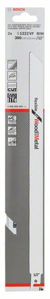 BOSCH Säbelsägeblatt S 1222 VF Länge 300 mm Breite 19 mm ( 8000343739 )