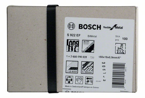 BOSCH Säbelsägeblatt S 922 EF Länge 150 mm Breite 19 mm ( 8000343780 )