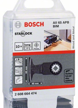 BOSCH Tauchsägeblatt AII 65 APB Breite 65 mm Eintauchtiefe 40 mm ( 8000346238 )