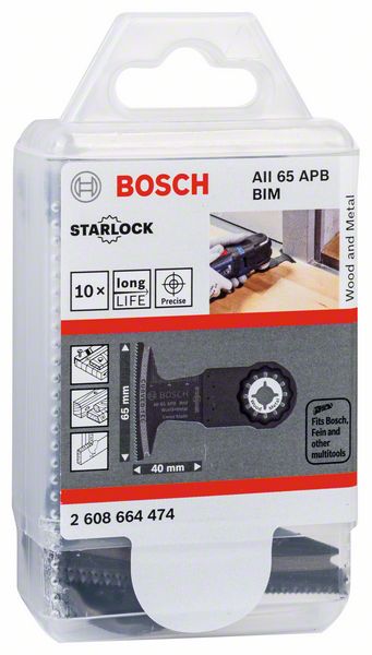 BOSCH Tauchsägeblatt AII 65 APB Breite 65 mm Eintauchtiefe 40 mm ( 8000346238 )