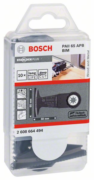 BOSCH Lama da taglio a tuffo PAII 65 APB Larghezza 65 mm Profondità di tuffo 50 mm ( 8000346241 )