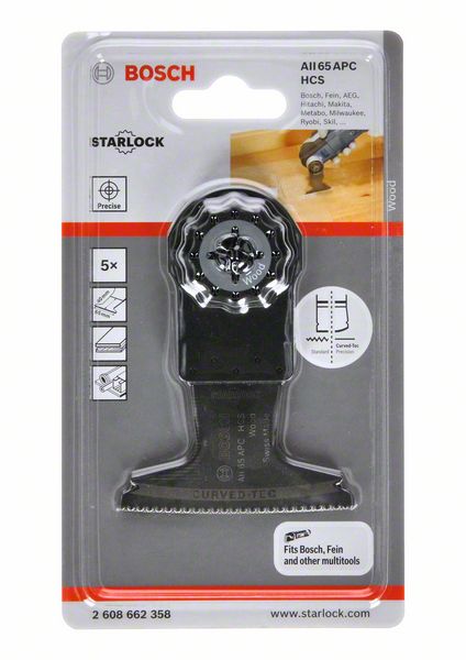 BOSCH plunge-cut saw blade AII 65 APC Width 65 mm Plunge depth 40 mm ( 8000346282 )