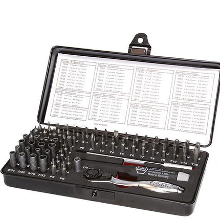 WIHA Feinmechanikerbitset 7000SK65ESD 66-teilig mit C4-Bits ( 8000378984 )
