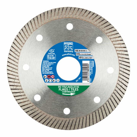 PFERD Disque à tronçonner diamanté DG SG Ø 125 mm Alésage 22,23 mm ( 8000429371 )